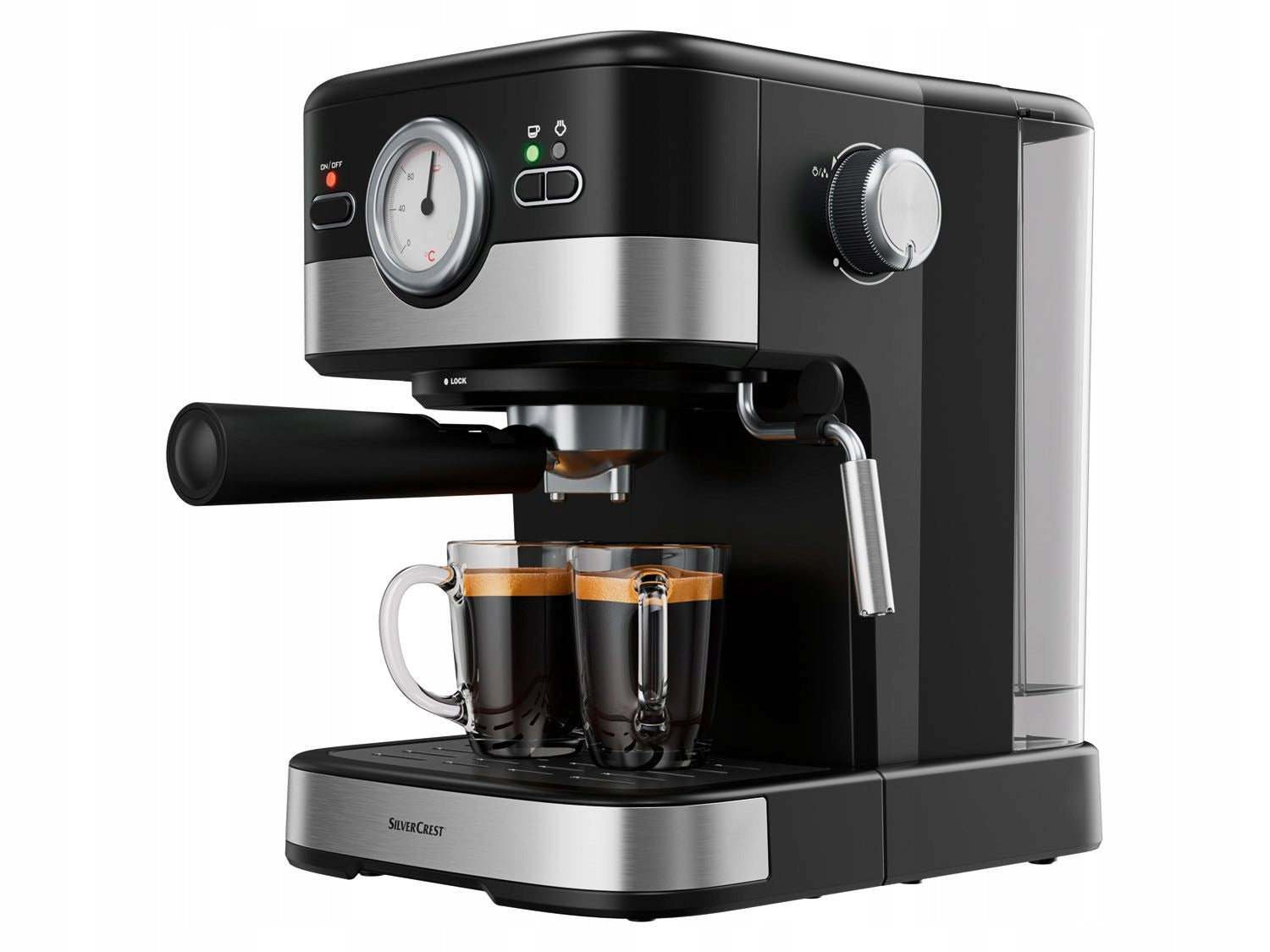 Flask espresso machine SilverCrest SEM 1100 C3 1100 W black