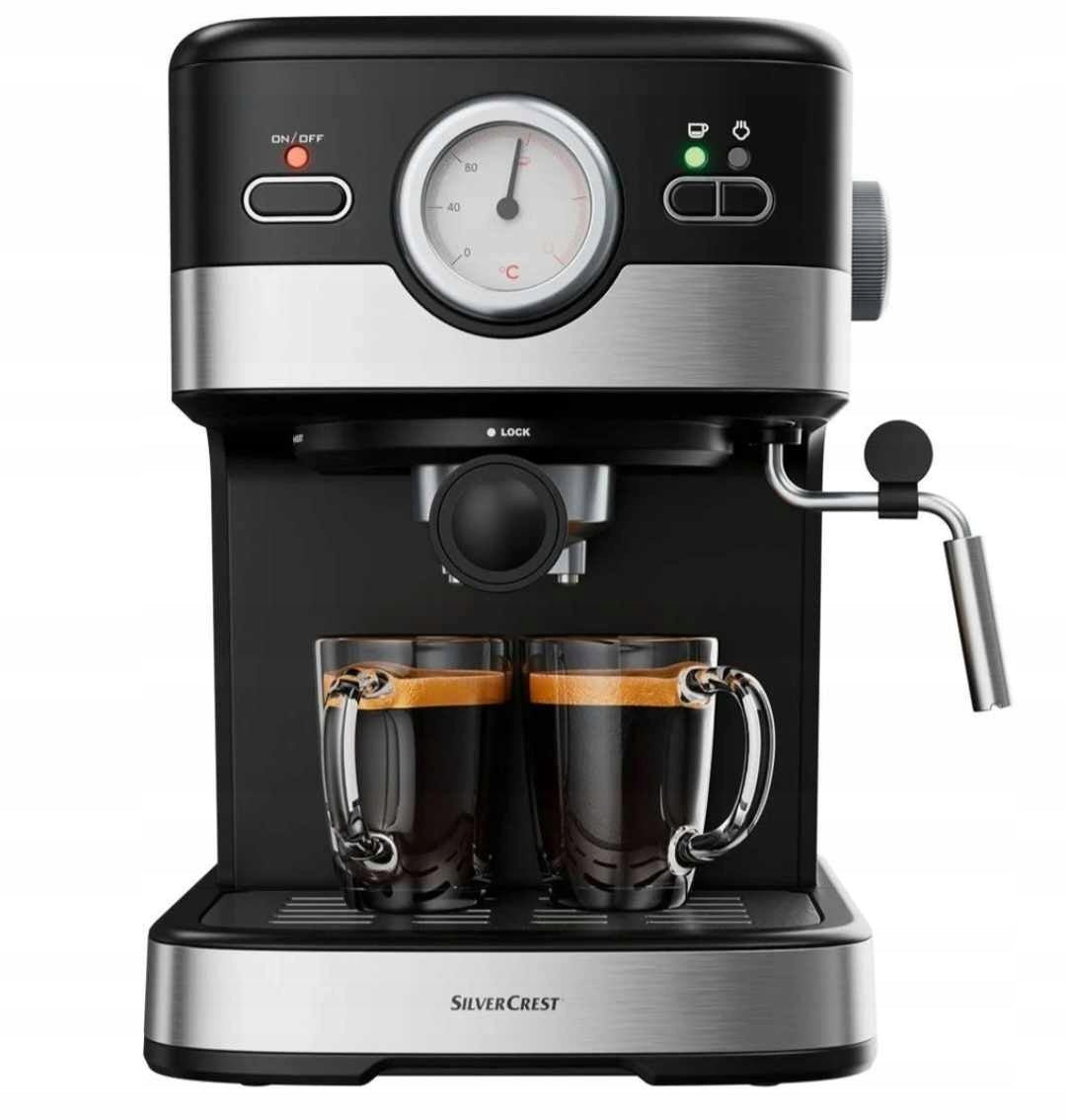 Flask espresso machine SilverCrest SEM 1100 C5 1100W black Packaging status original