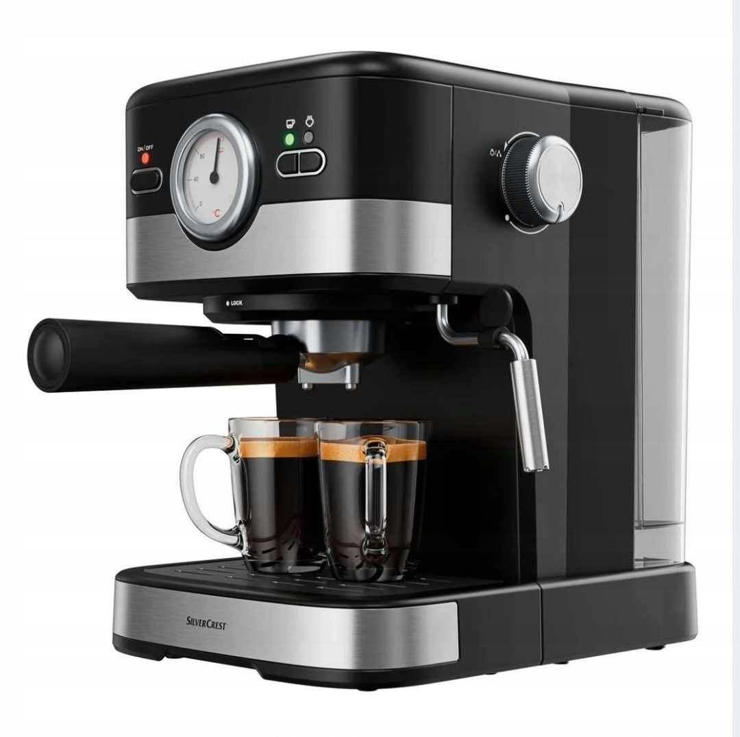 Flask espresso machine SilverCrest SEM 1100 C5 1100W black