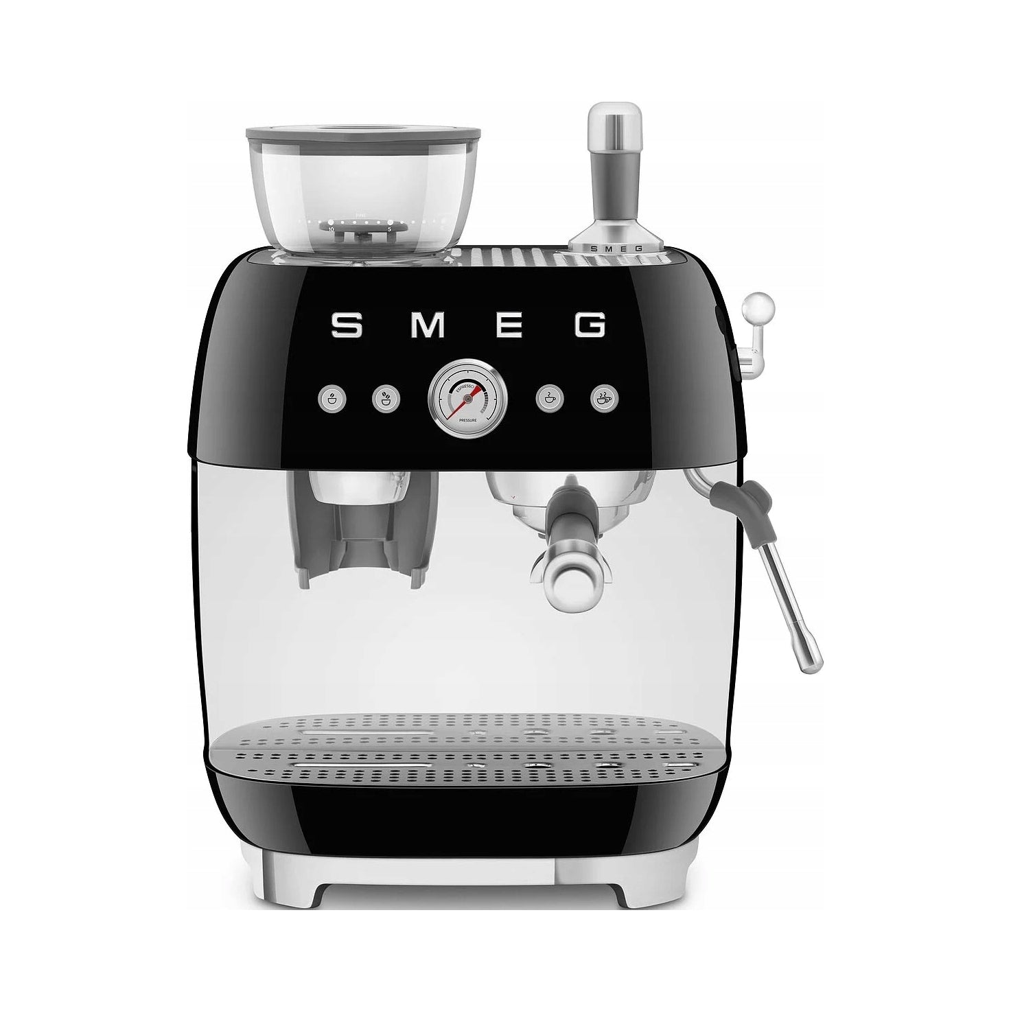 Flask espresso machine Smeg EGF03BLEU 1650 W black - FROM HAND - COFFEE