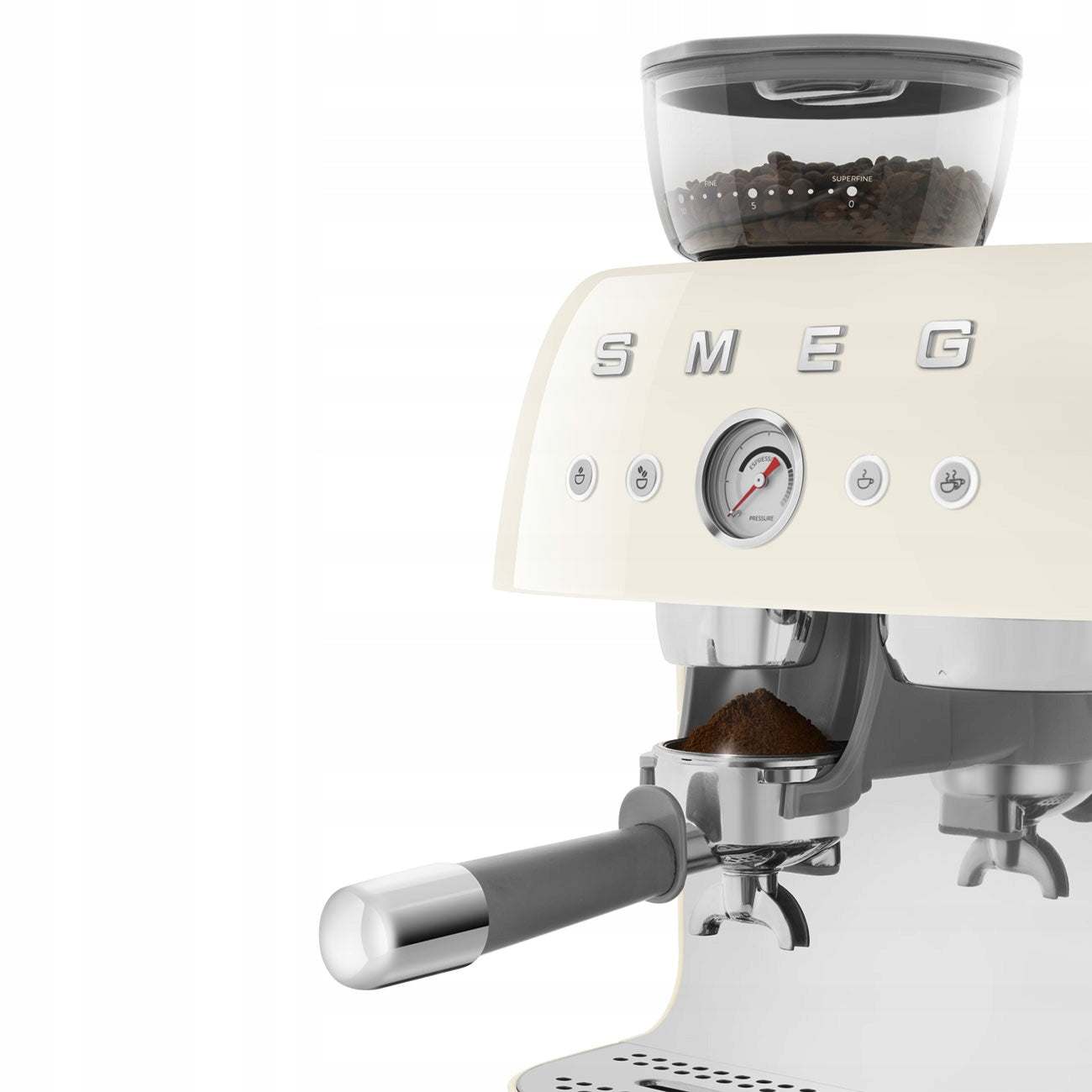 Flask espresso machine Smeg EGF03CREU 1650 W beige Brand Smeg