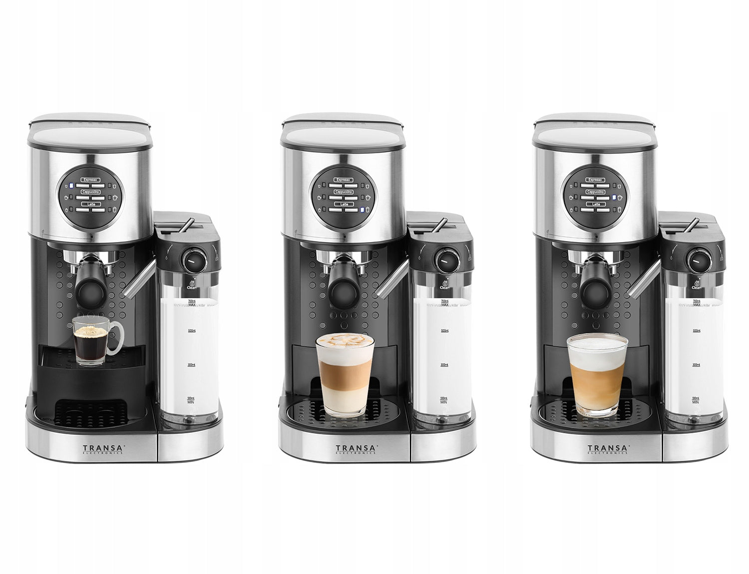 Flask espresso machine Transa Electronics MultiCoffee 1470 W black Manufacturer code TE-72