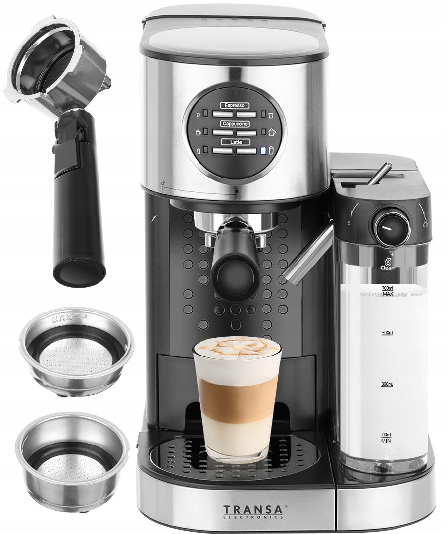 Flask espresso machine Transa Electronics MultiCoffee 1470 W black