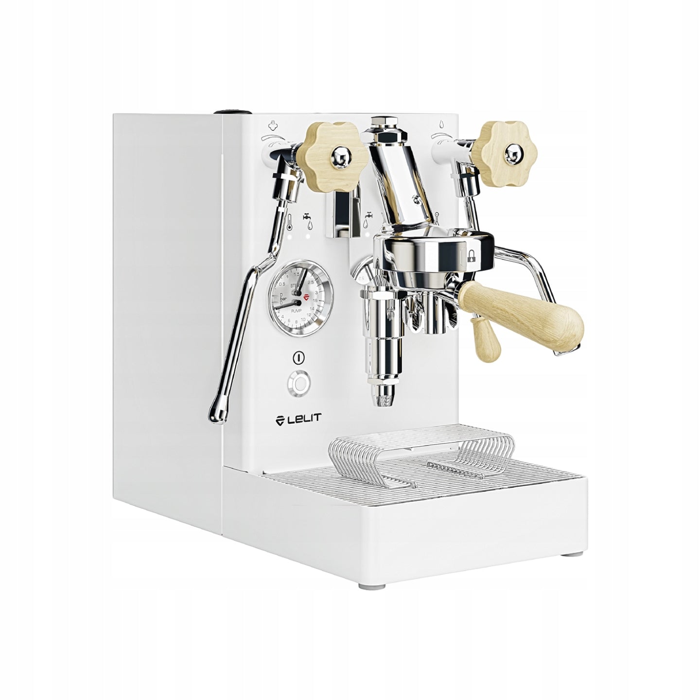 Flask espresso machine for coffee Lelit MaraX PL62X-EUCW White Manufacturer code PL62X-EUCW