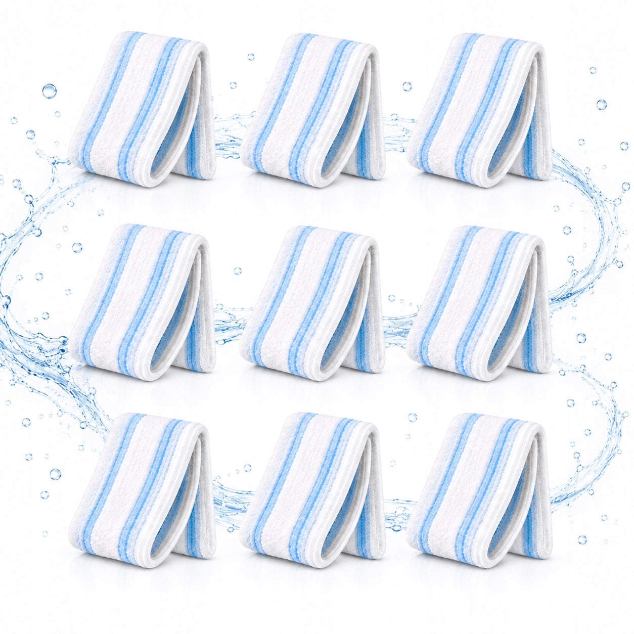 Flat Cartridge For Mop Vileda H2prO Microfiber Spare Cleaning Cartridge 3pcs