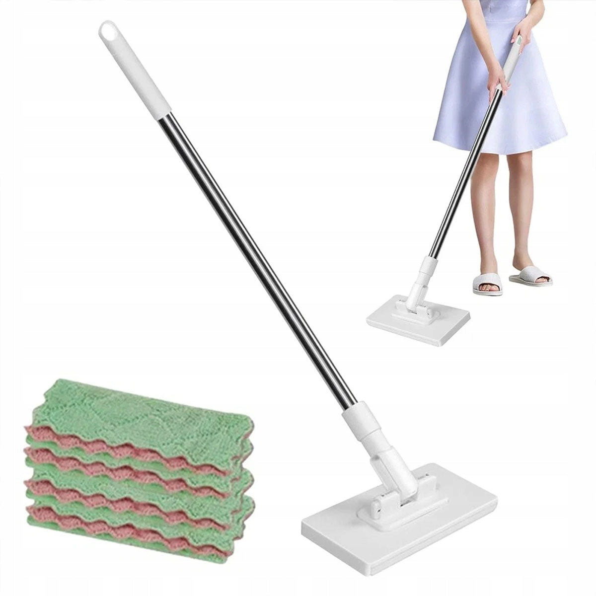 Flat Cloth Mop Small Lightweight Universal Microfiber Cloth