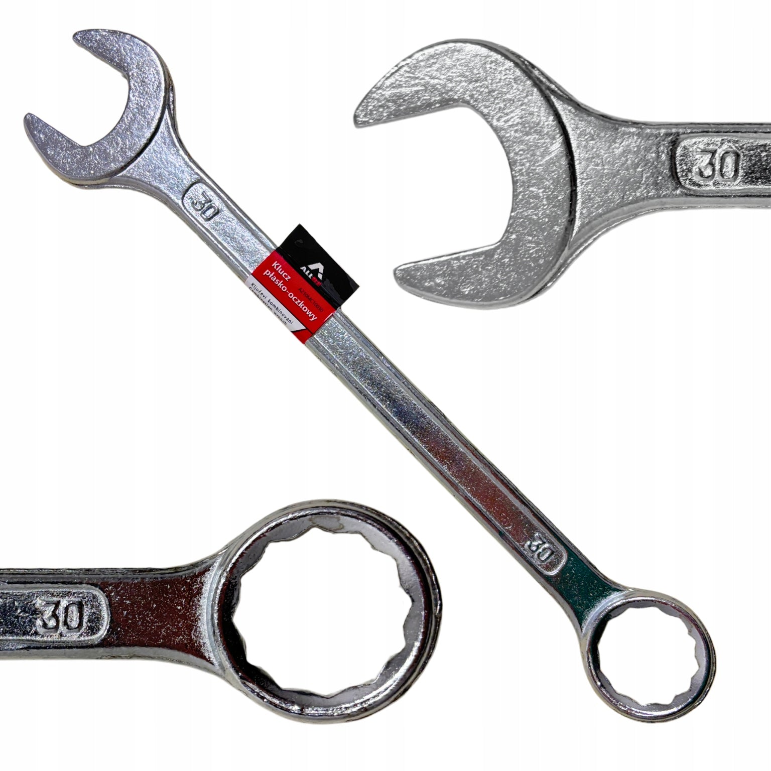 Flat Eye Wrench 30mm Workshop Steel for Nut Bolts