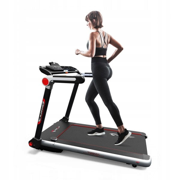Flat Folding Treadmill LCD Touch Panel LED