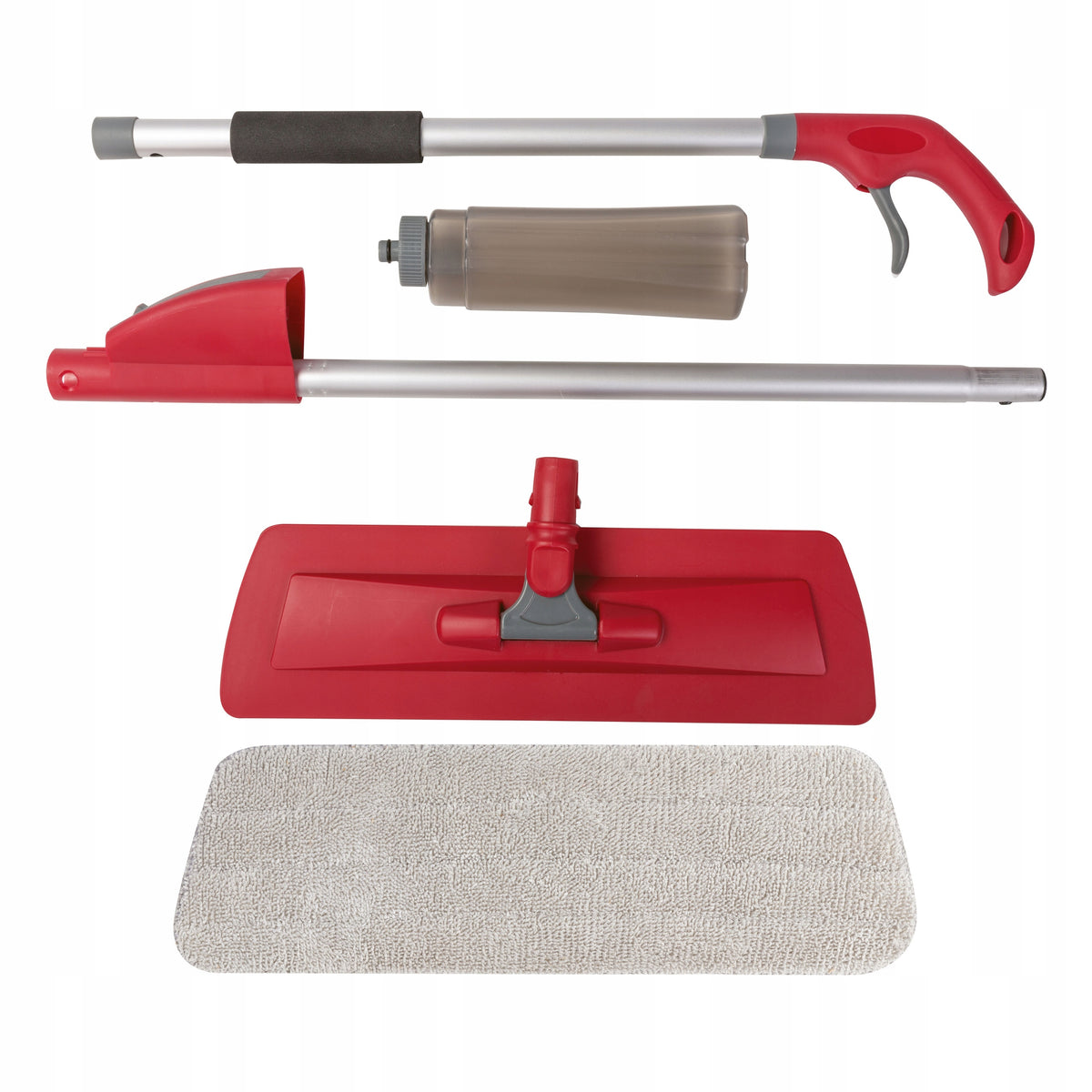 Flat Mop 120cm with Sprayer Spray Container400ml Rotary Joint Packaging status original