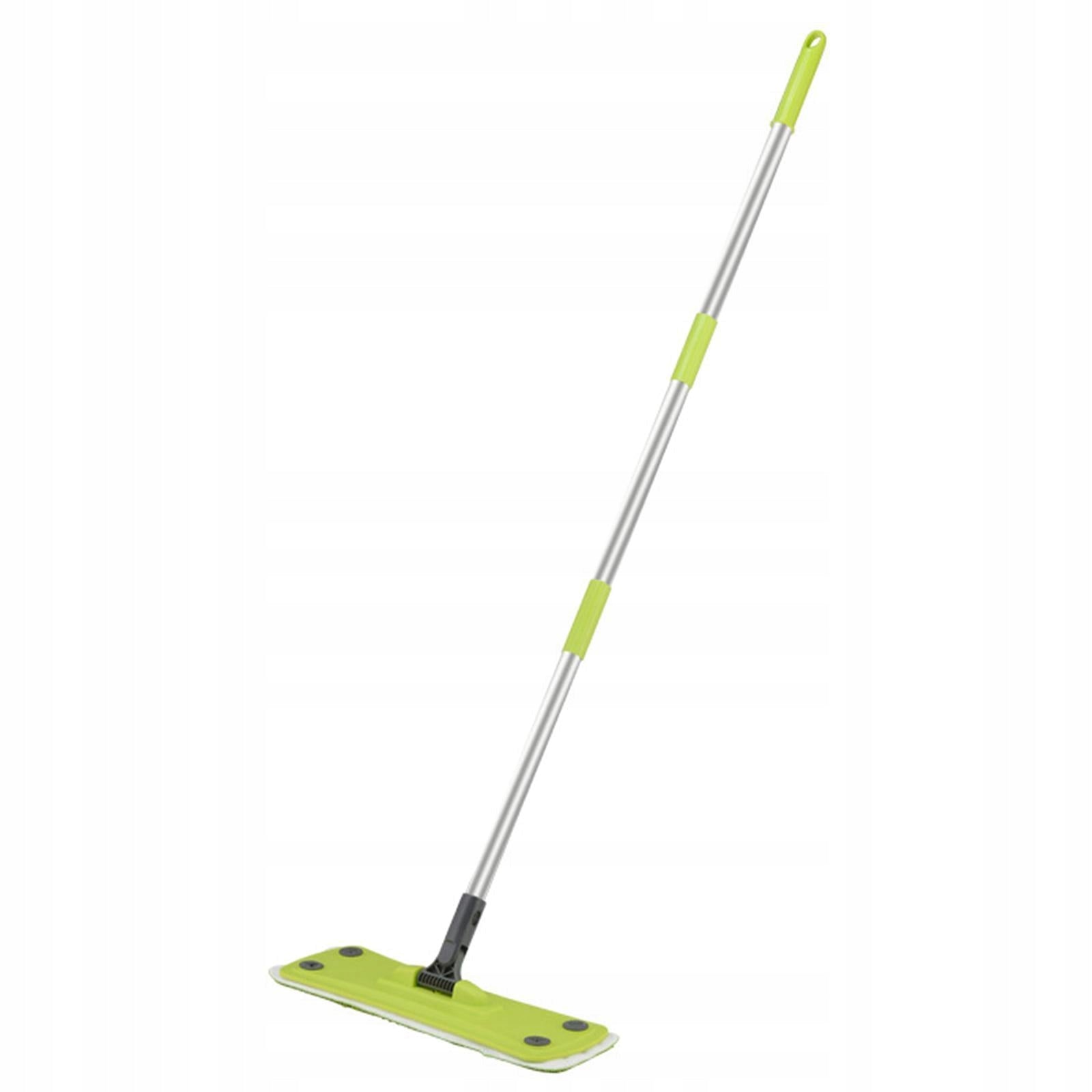 Flat Mop 360 Degree Rotating Head with Telescopic Handle Dust Mop Wet Dry