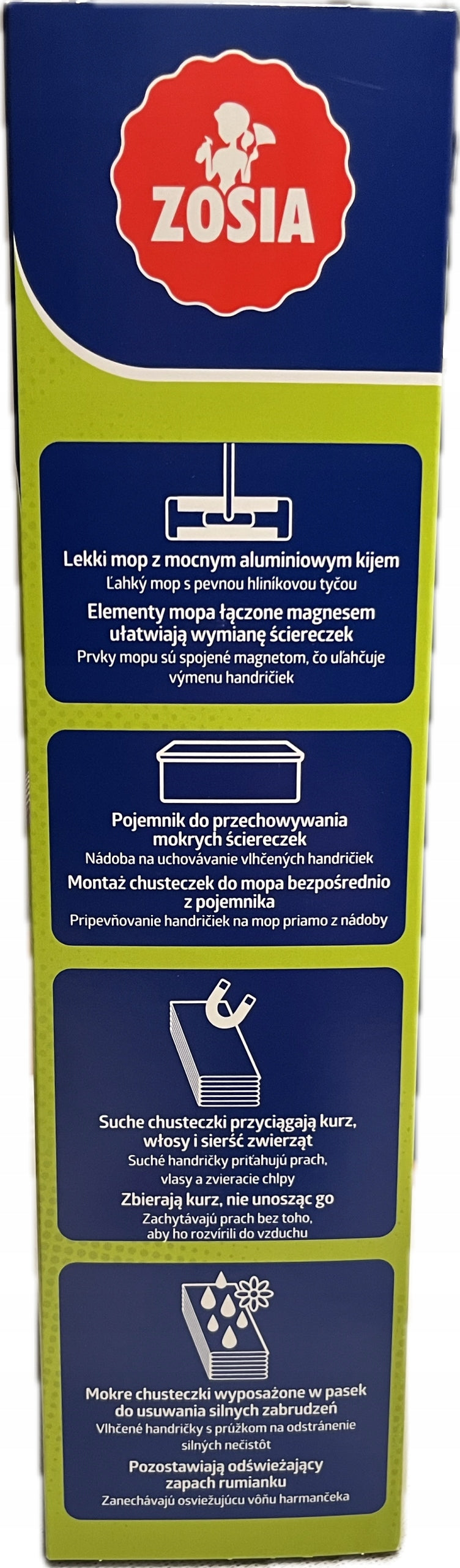 Flat Mop Zosia Cloths Packaging status original