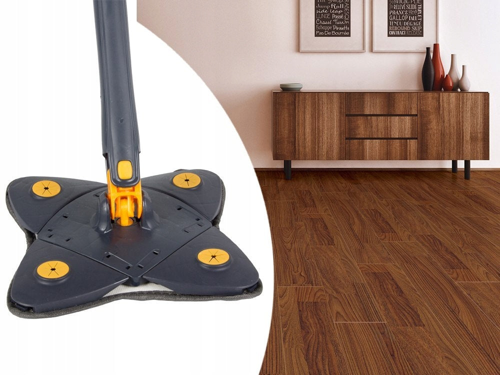 Flat Rotary Mop with Hygiene Squeezer Brand Rozz