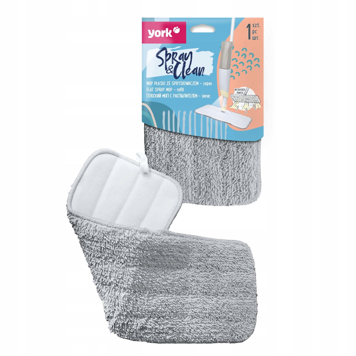 Flat insert for mop with washer YORK 081230