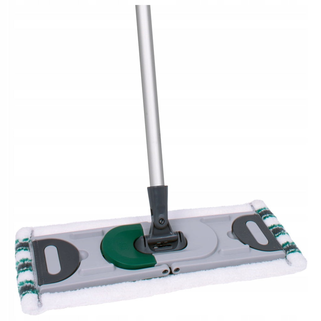 Flat mop 40cm + telescopic pole aluminium 137cm eco-friendly recycled Brand ECO EGO
