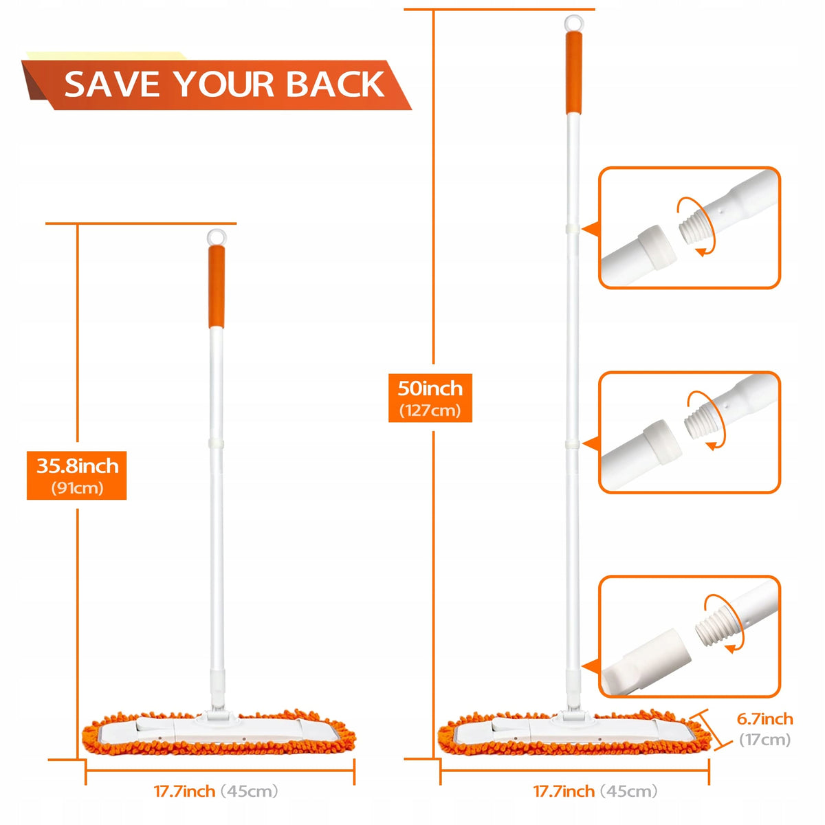 Flat mop JEHONN DM-01 Brand no brand