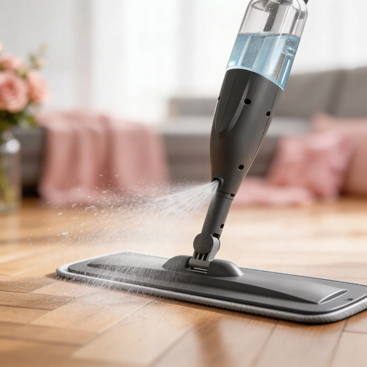 Flat mop Maxy with sprayer 300 ml + 3 pads Brand Maxy