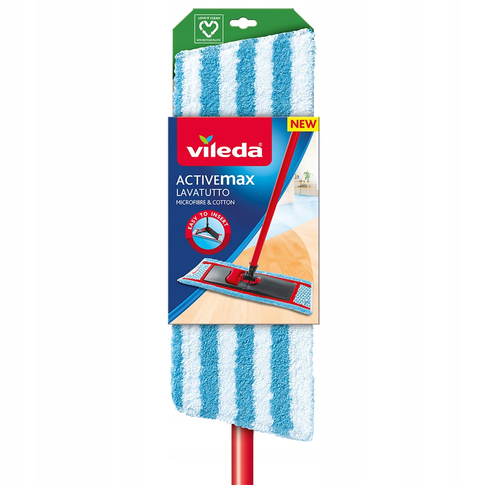 Flat mop Vileda Active Max with bar 130 cm Brand Vileda