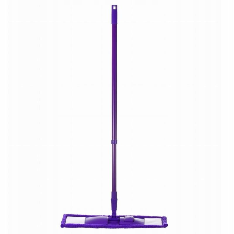Flat mop +stick Hit microfiber purple
