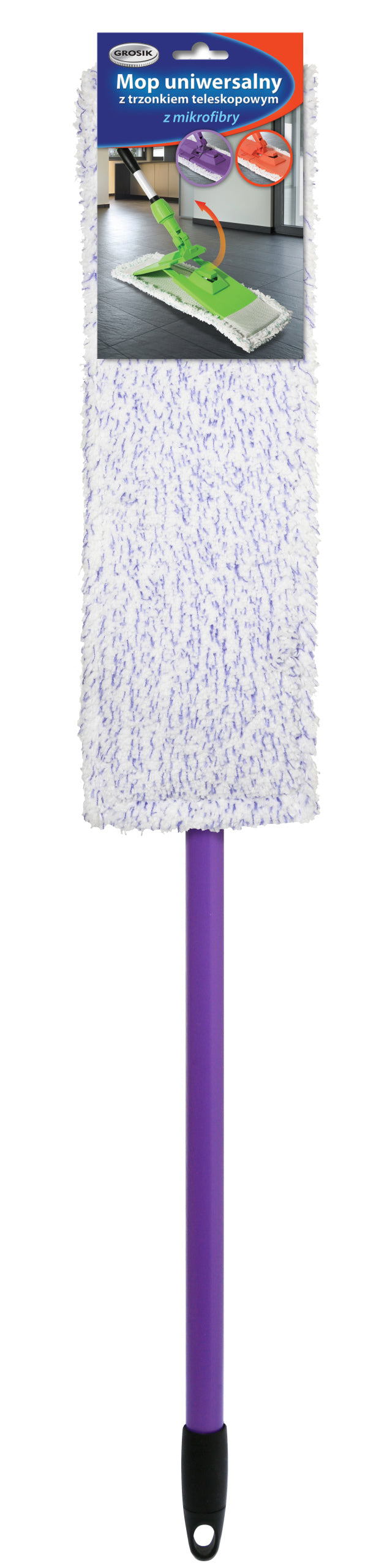 Flat mop with handle Grosik