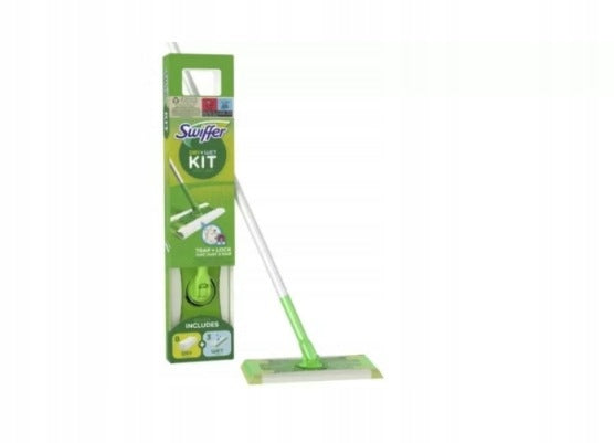 Flat mop with rotary head Swiffer green (without inserts)