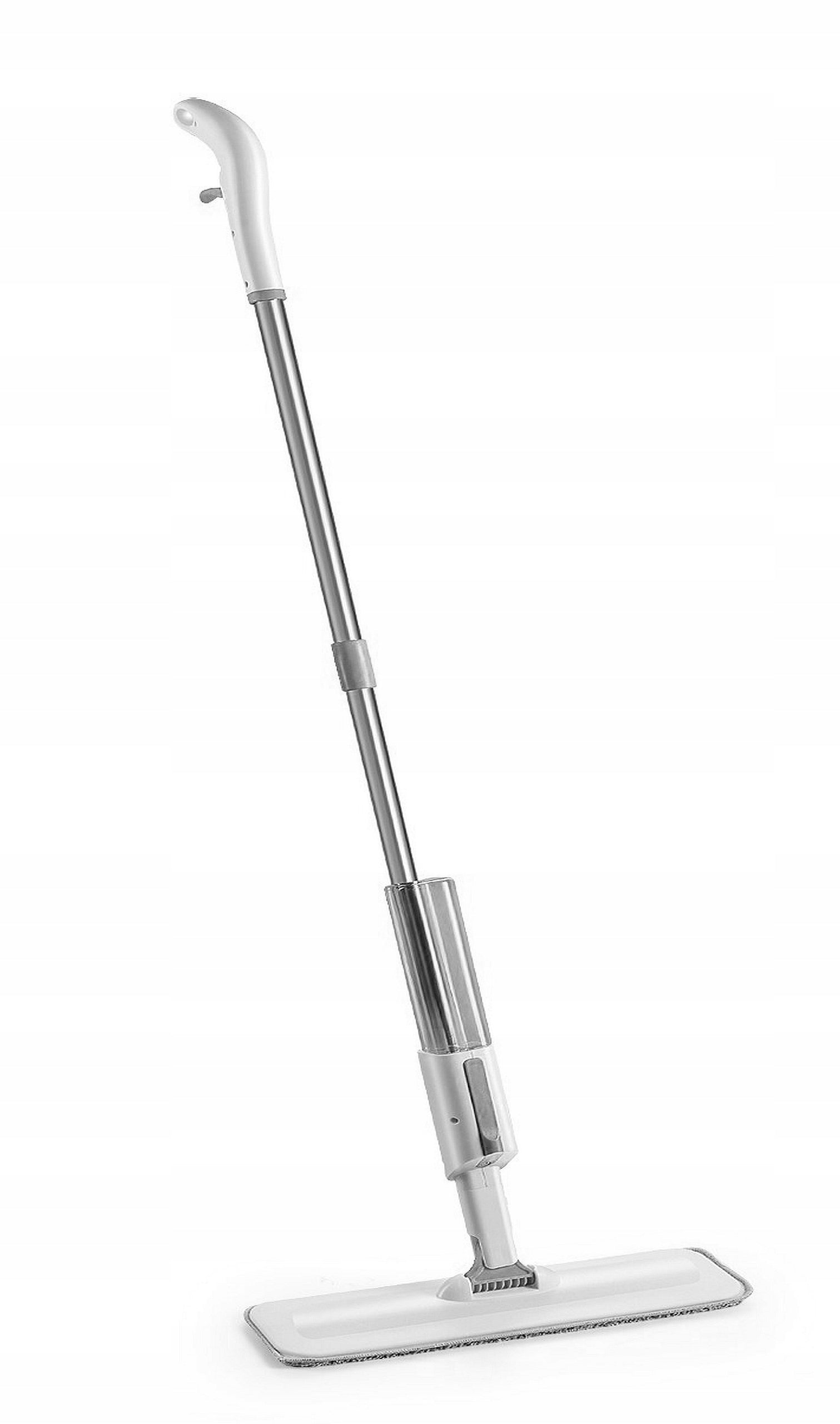 Flat mop with rotary washer 2x ergonomic microfiber overlay Packaging status original