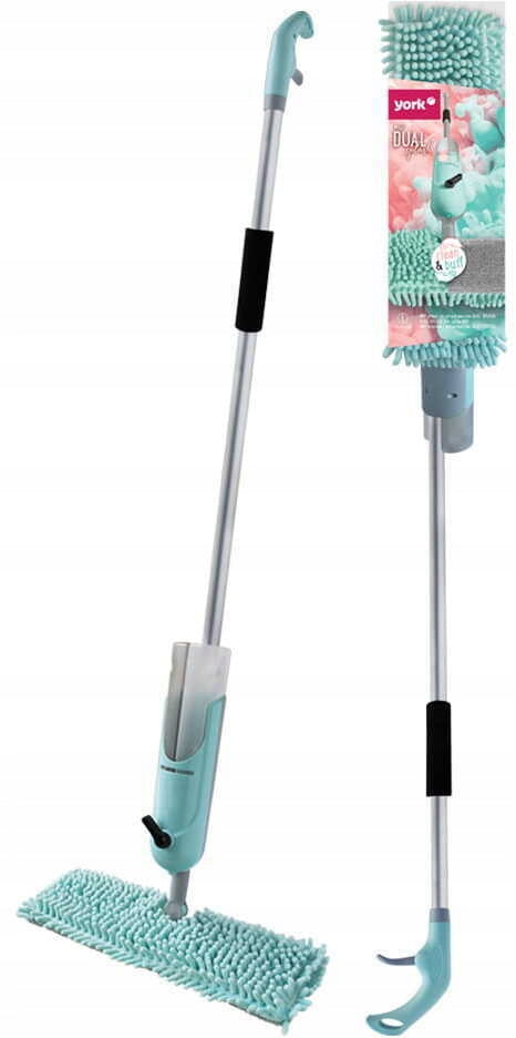 Flat mop with sprayer DUAL SPLASH spray microfiber rotary YORK x2 Brand York