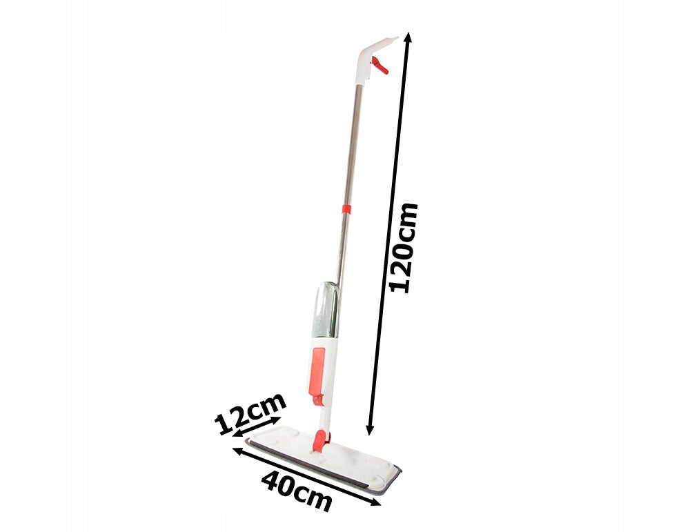 Flat mop with sprayer floor cleaning spray 40CM Color gray