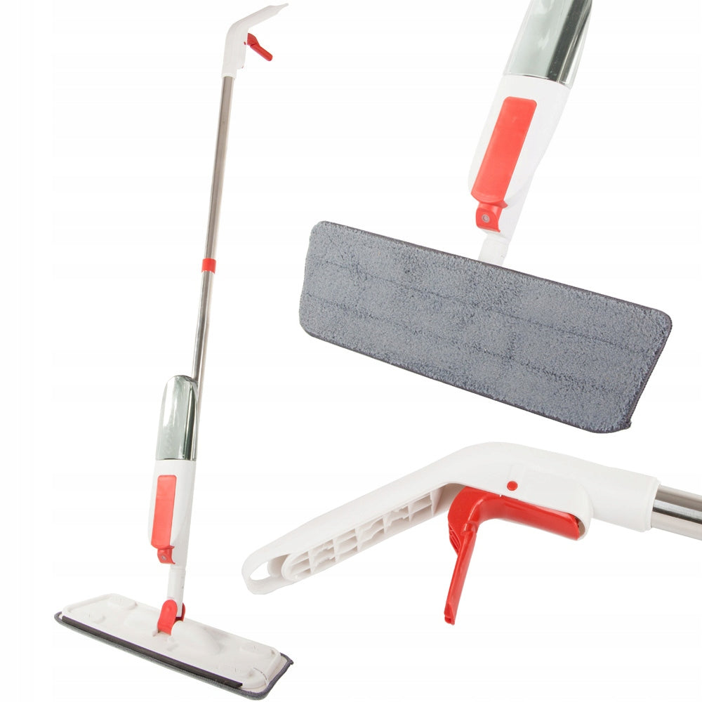 Flat mop with sprayer floor cleaning spray 40CM