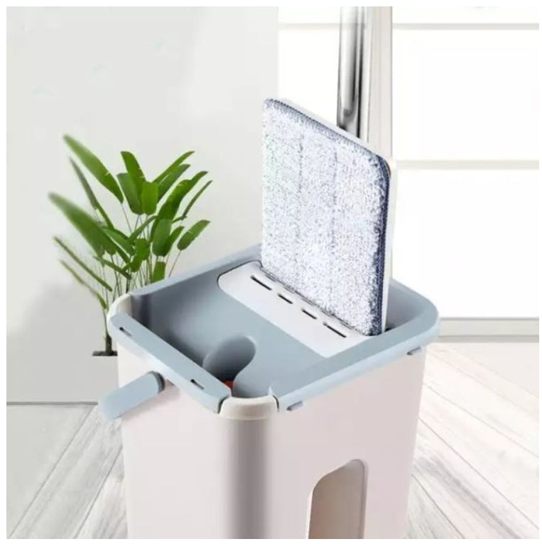Flat mop with squeezer and two chambers beige Manufacturer code 04779057373530