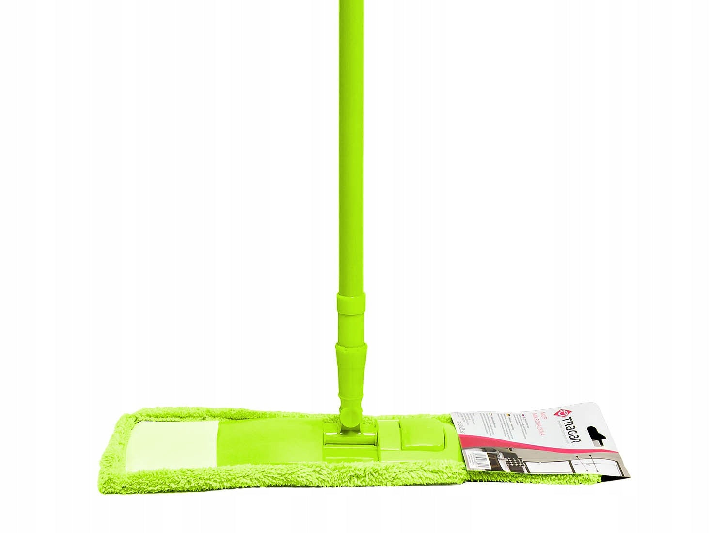 Flat mop with telescopic pole microfiber TR010 MIX color Manufacturer code TR010