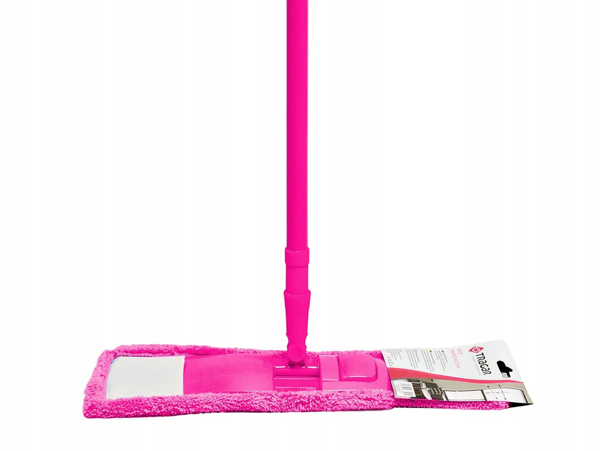 Flat mop with telescopic pole microfiber TR010 MIX color