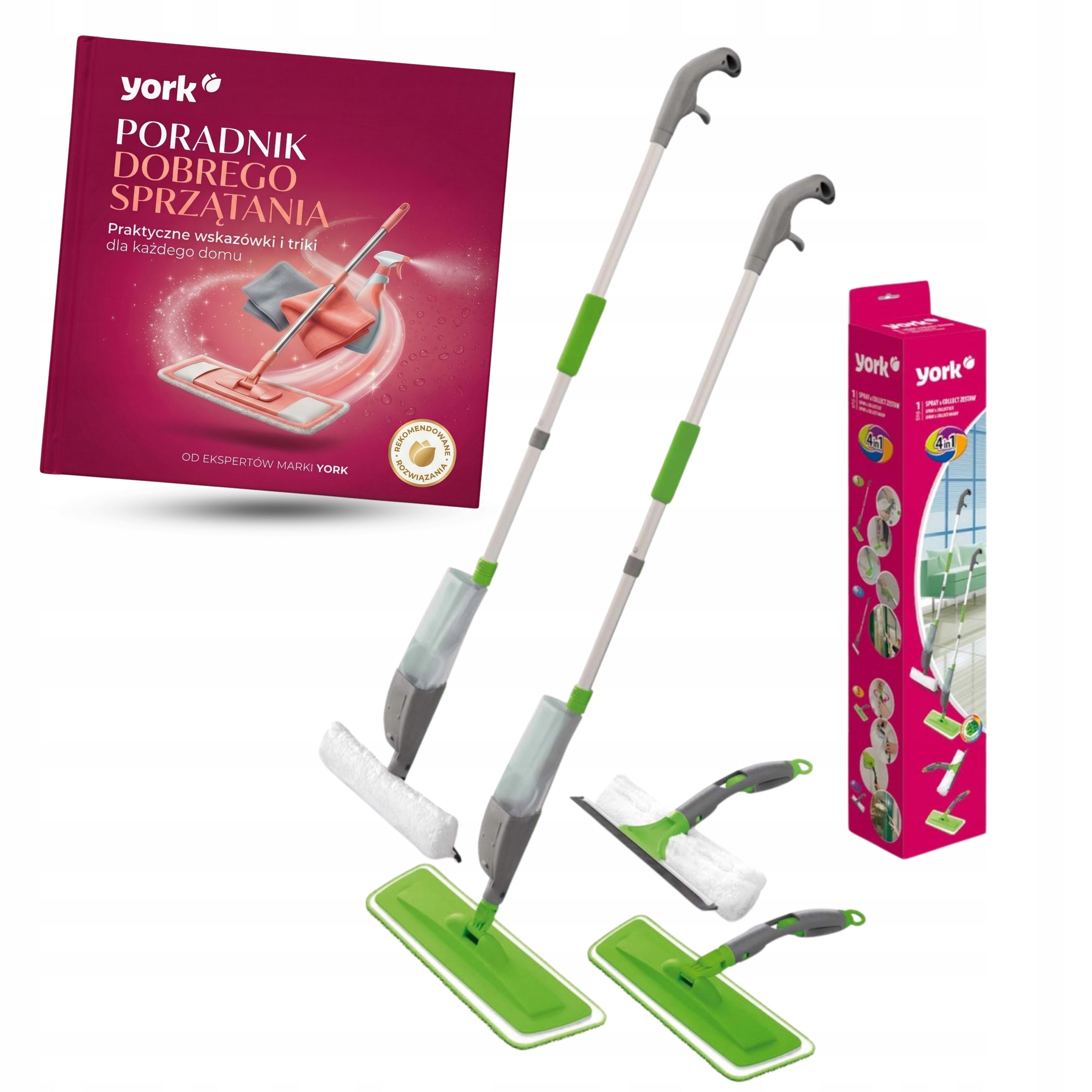 Flat mop with washer + GUIDE