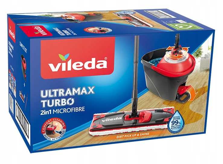 Flat rotary mop Vileda Ultramax TURBO Packaging status original