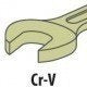 Flat wrench - 8 x 10 mm - MODECO - length 14 cm - CRV Brand Modeco
