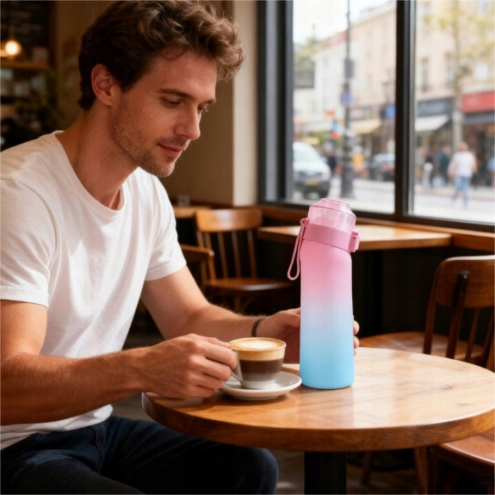 Flavored Water Bottle 650 ml with 7 Capsules - No Sugar or Calories Manufacturer code 5904870075043