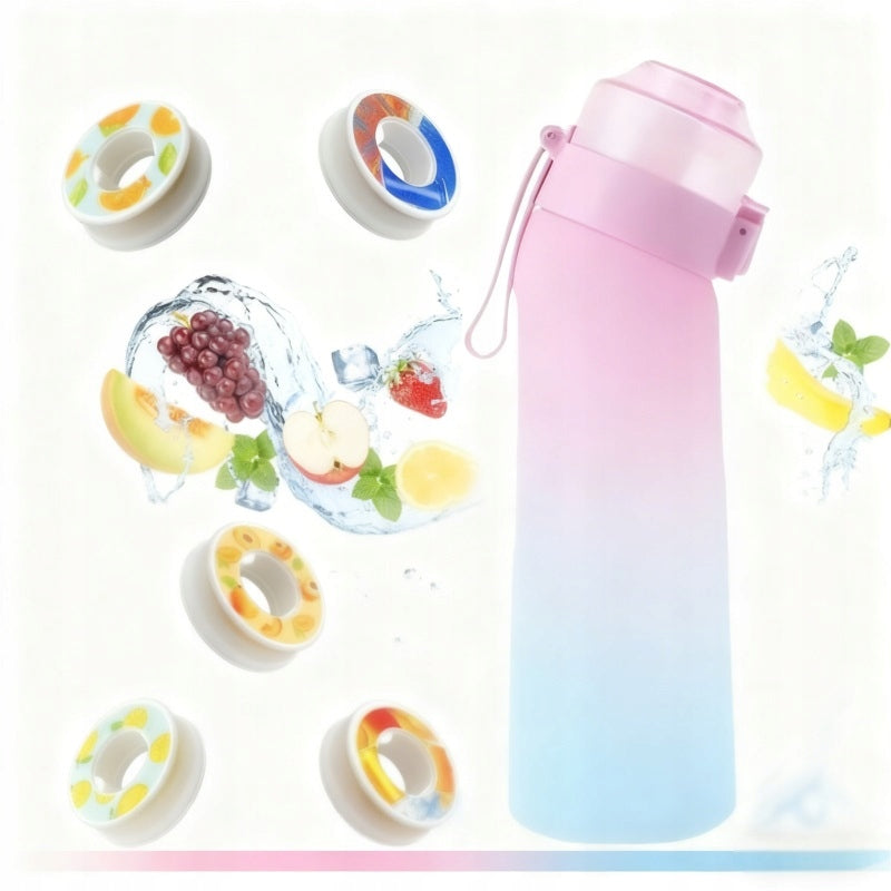 Flavored Water Bottle 650 ml with 7 Capsules - No Sugar or Calories Packaging status original