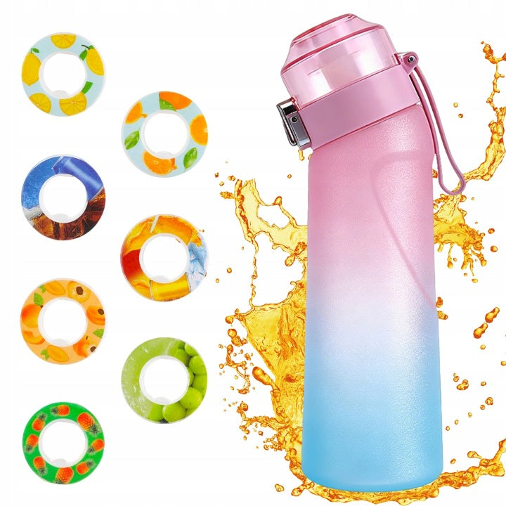 Flavored Water Bottle 650 ml with 7 Capsules - No Sugar or Calories