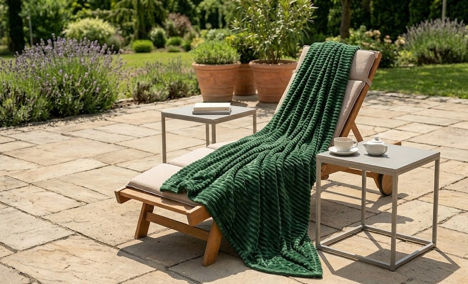 Fleece blanket FALA 220x240 bottle green Manufacturer code 220 CMK 6