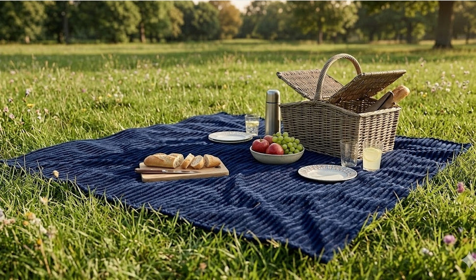 Fleece blanket Thick Polar WAVE 220x240 navy blue Manufacturer code 220 CMK 8