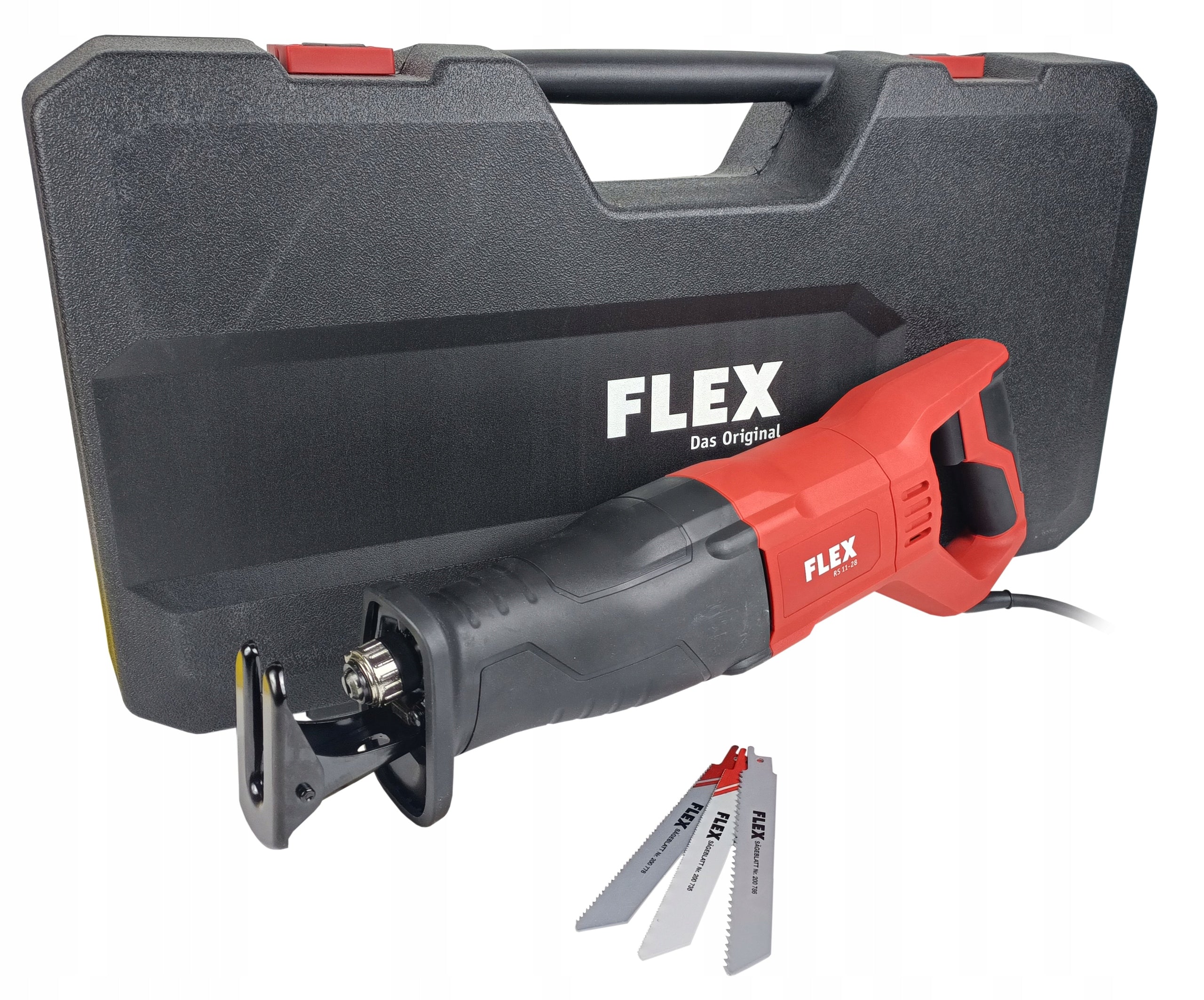Flex RS 11-28 Reciprocating saw 1100 W fox tail LED + 3 saw blades Brand Flex