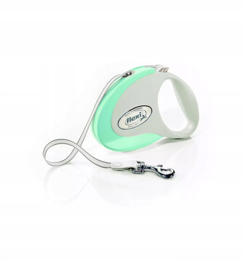 Flexi Lanyard Automatic Dog Style Tape 3M Mint Automatic Green
