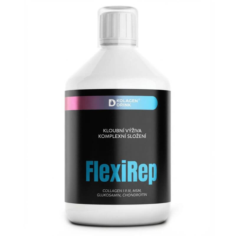 FlexiRep kĺbová výživa kolagén I, II, III kĺby, väzivá, šľachy, kosti 500ml