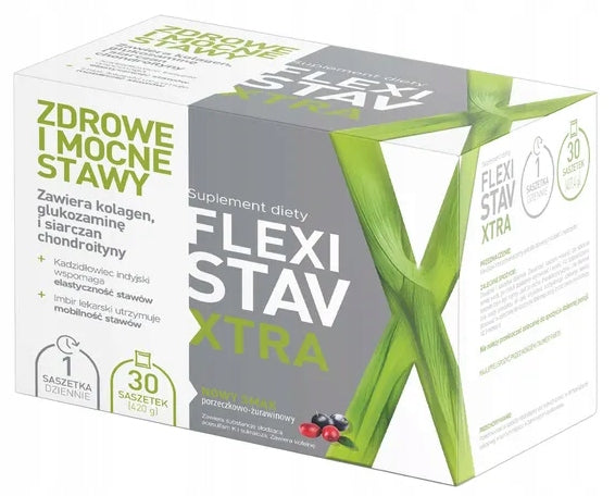 FlexiStav Xtra 30 sachets for joints with currant-cranberry flavor