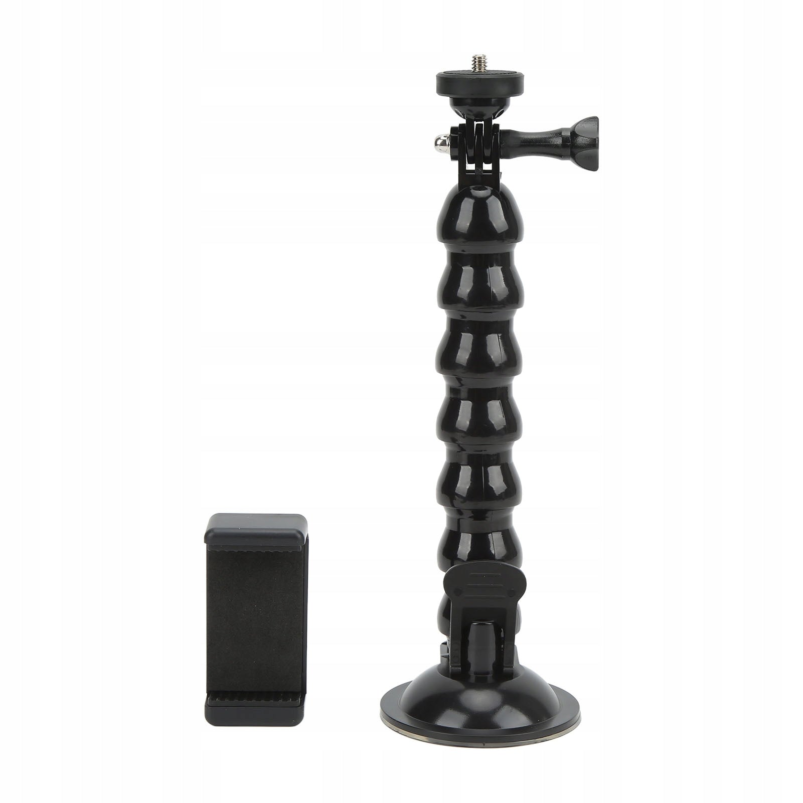 Flexible Car Holder with Gooseneck Suction Cup and QD Handle