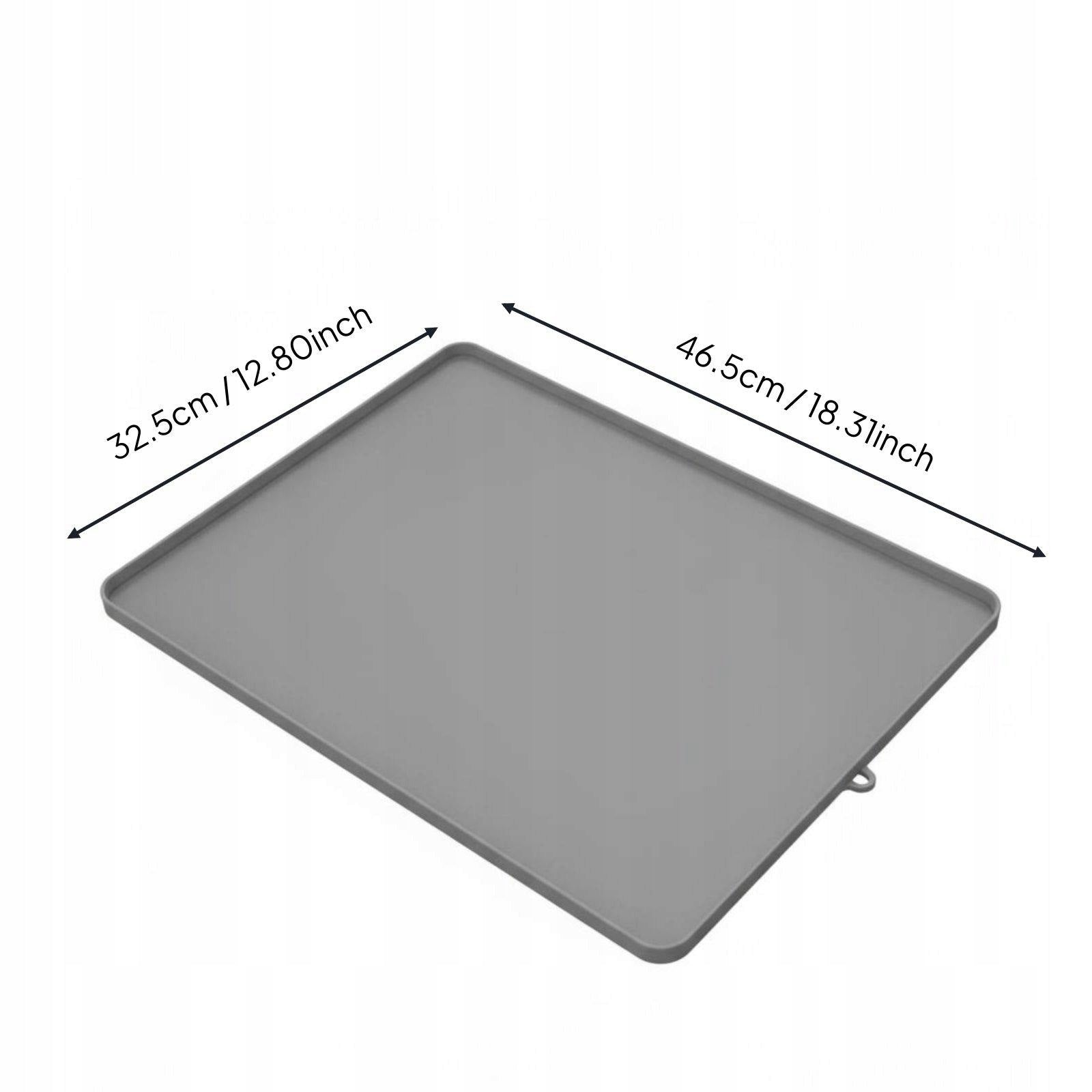Flexible Silicone Microwave Protection Pad Kitchenware Silicone Mat Gray Brand no brand