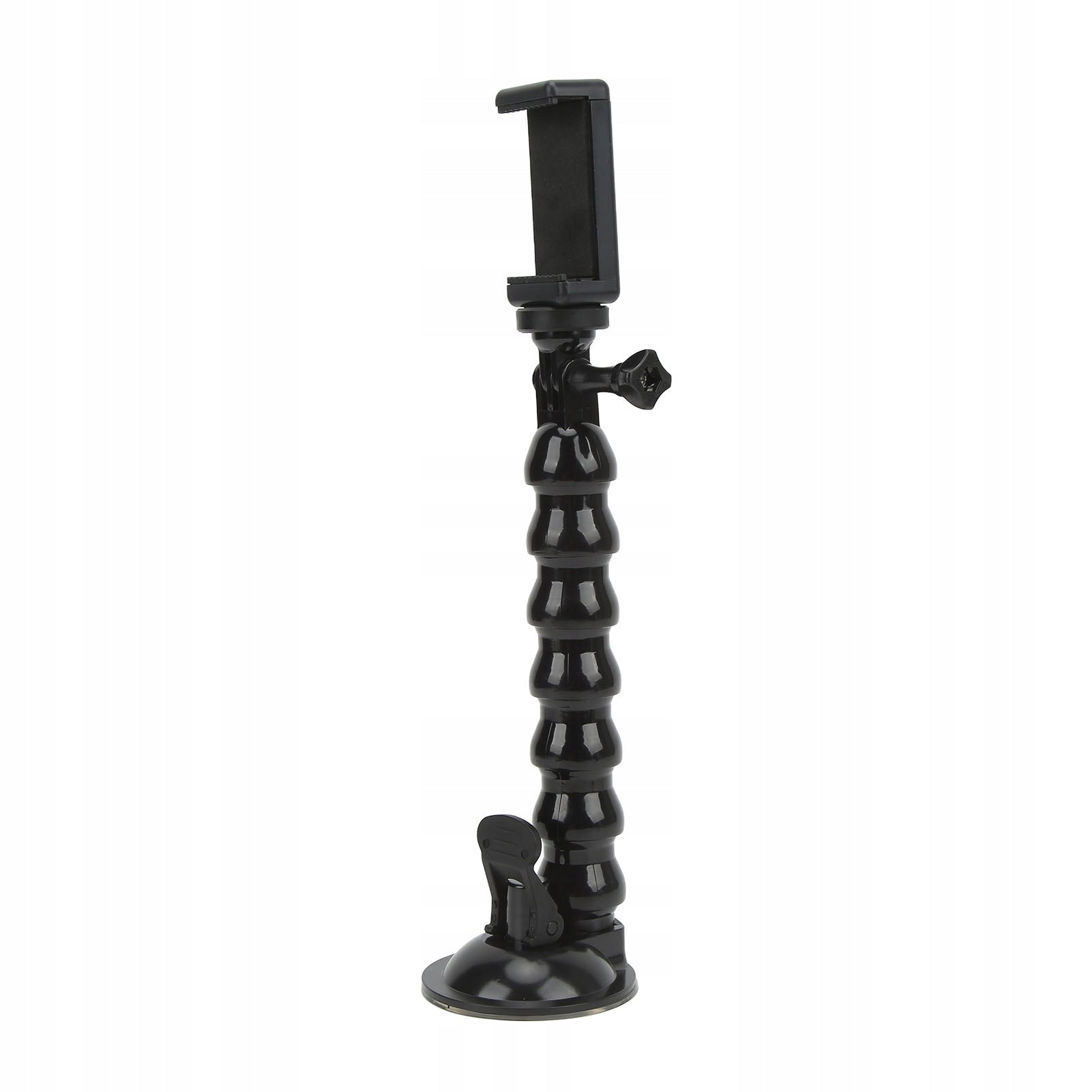 Flexible car holder with gooseneck suction cup and ON handle Model 7783MFJL