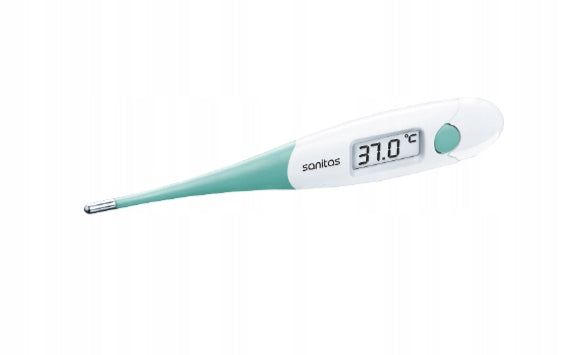 Flexible electronic digital thermometer Sanitas SFT 09 mercury-free Medical device no