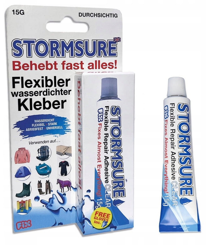 Flexible waterproof adhesive for pontoon waders derek shoes Stormsure 15g
