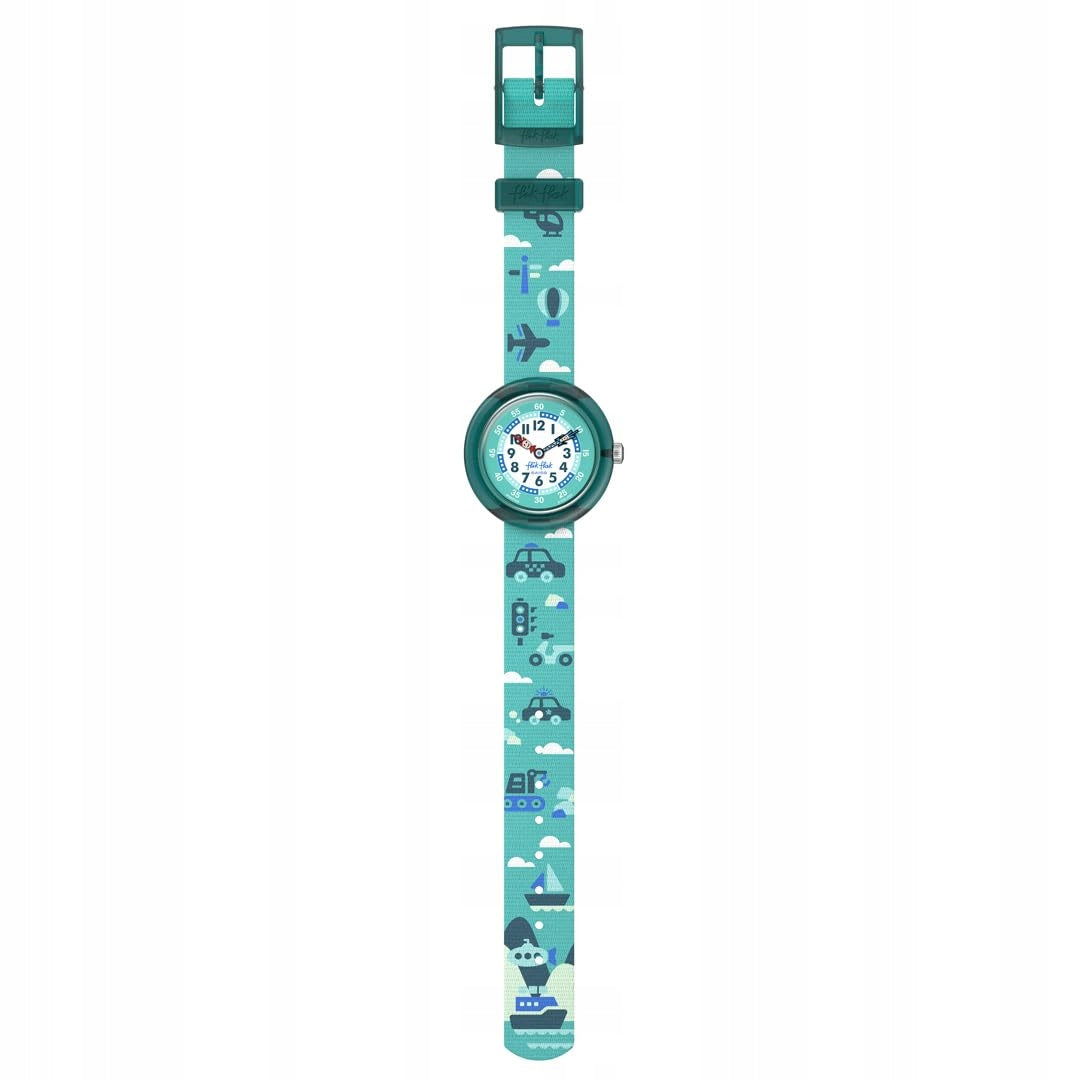 Flik Flak Time to Move Kids' Watch Packaging status original