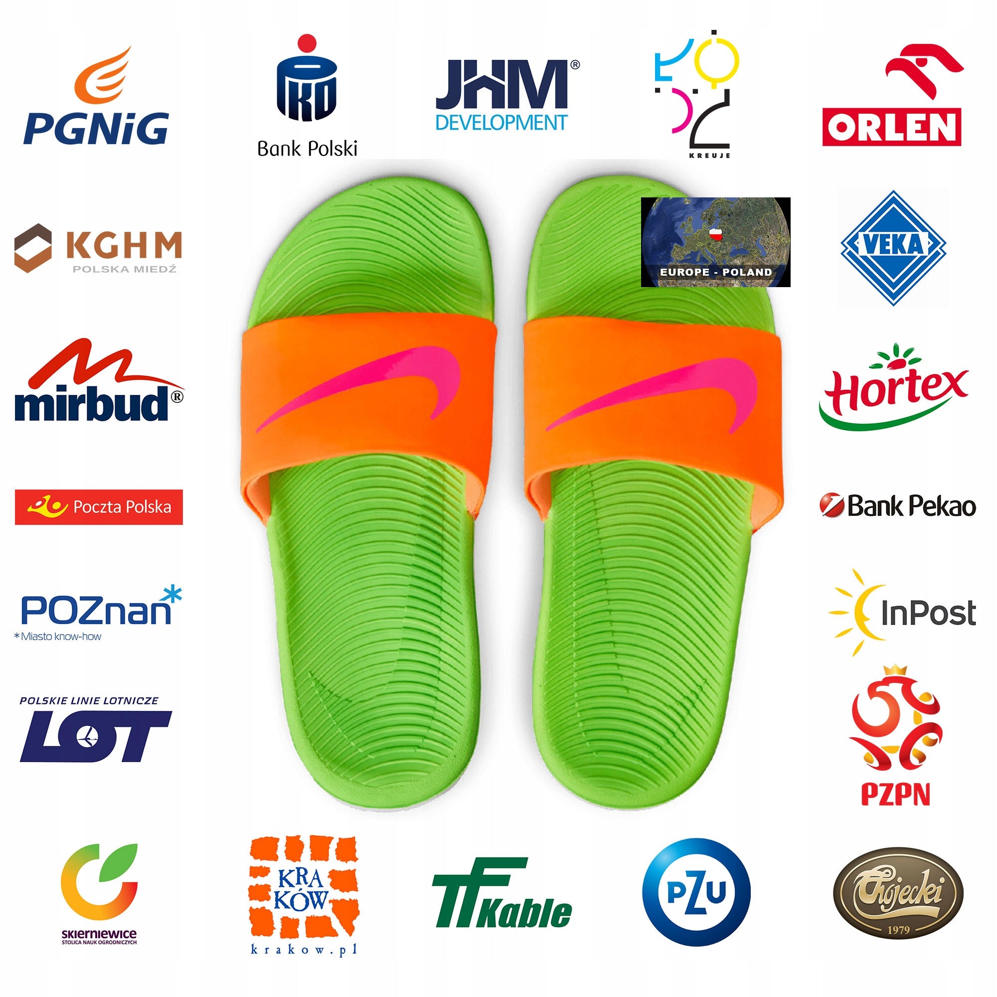 Flip-flops Nike Coffee Brand Nike